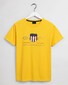 Gant Archive Shield Short Sleeve Shirt T-Shirt Solar Power Yellow