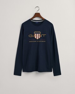 Gant Archive Shield T-Shirt Avond Blauw