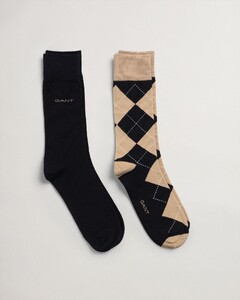 Gant Argyle Socks 2Pack Socks Dark Almond