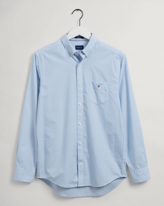 Gant Banker Contrast Stripe Shirt Capri Blue