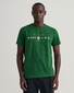 Gant Banner Shield Short Sleeve T-Shirt Forest Green