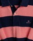 Gant Barstripe Piqué Rugger Poloshirt Strawberry Pink
