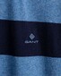 Gant Barstripe Round Neck T-Shirt Denim Blue
