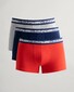 Gant Basic Trunk 3Pack Underwear Red Orange