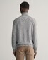 Gant Bicolored Raglan Half Zip Pullover Dark Grey Melange