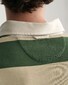 Gant Block Stripe Heavy Rugger Pullover Pine Green