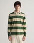 Gant Block Stripe Heavy Rugger Pullover Pine Green