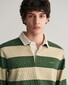 Gant Block Stripe Heavy Rugger Pullover Pine Green