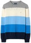Gant Blokstreep Texture Pullover Capri Blue