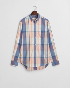 Gant Bold Madras Check Button-Down Overhemd Eggshell