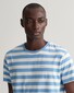 Gant Bold Stripe Crew Neck T-Shirt Gentle Blue
