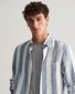 Gant Bold Stripe Linen Button Down Shirt Salty Sea