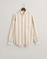 Gant Bold Stripe Linnen Button Down Overhemd Concrete Beige