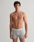 Gant Boxer Brief 3Pack Long Leg Length Ondermode Grijs Melange