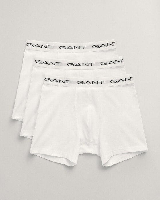 Gant Boxer Brief 3Pack Long Leg Length Ondermode Wit
