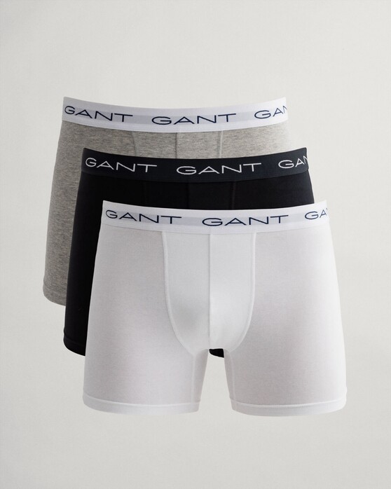 Gant Boxer Brief 3Pack Underwear Grey Melange