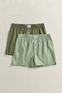 Gant Boxer Shorts 2Pack Underwear Herb Green