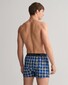 Gant Boxershorts Check Pattern 2Pack Underwear College Blue
