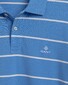 Gant Breton Stripe Piqué Rugger Poloshirt Pacific Blue