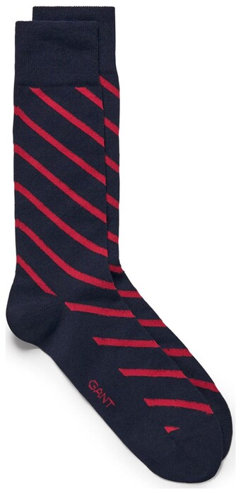 Gant Breton Stripe Socks Red