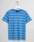 Gant Breton Stripe T-Shirt Pacific Blue