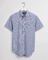 Gant Broadcloth Banker Fine Stripe Shirt College Blue