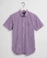 Gant Broadcloth Gingham Check Short Sleeve Overhemd Cabaret Pink