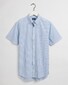 Gant Broadcloth Stripe Short Sleeve Shirt Capri Blue