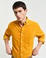 Gant Button Down Cotton Corduroy Overhemd Goudgeel