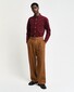 Gant Button Down Cotton Corduroy Overhemd Wijnrood