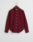 Gant Button Down Cotton Corduroy Overhemd Wijnrood