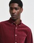 Gant Button Down Cotton Corduroy Overhemd Wijnrood