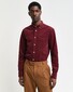 Gant Button Down Cotton Corduroy Overhemd Wijnrood