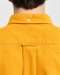 Gant Button Down Cotton Corduroy Shirt Gold Yellow