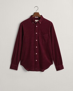 Gant Button Down Cotton Corduroy Shirt Red Shadow