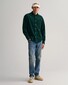 Gant Button Down Cotton Corduroy Shirt Tartan Green