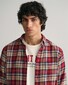 Gant Button Down Flannel Check Shirt Plumped Red