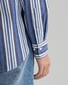 Gant Button Down Poplin Stripe Overhemd College Blue