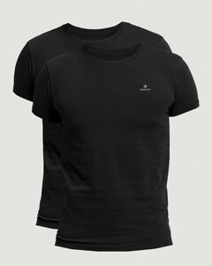 Gant C-Neck 2Pack T-Shirt Black