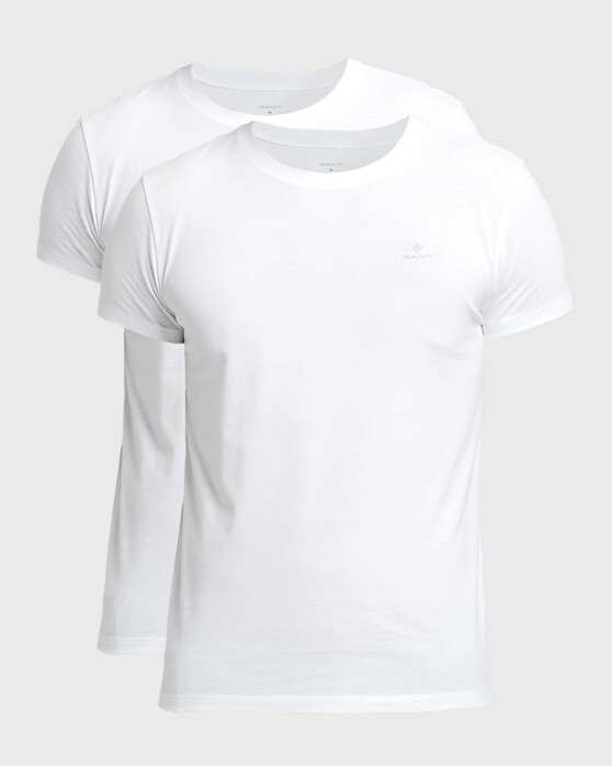 Gant C-Neck 2Pack T-Shirt White