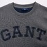Gant C-Neck Sweat Logo Trui Dark Grey Melange