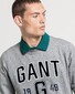 Gant C-Neck Sweat Pullover Dark Grey Melange