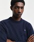 Gant Casual Cotton Crew Neck Pullover Evening Blue