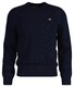 Gant Casual Cotton Crew Neck Pullover Evening Blue