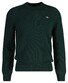 Gant Casual Cotton Crew Neck Pullover Tartan Green