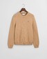 Gant Casual Cotton Crew Neck Trui Khaki Melange