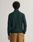 Gant Casual Cotton Half Zip Rib Endings Pullover Green