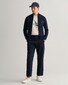Gant Casual Cotton Zip Cardigan Vest Avond Blauw