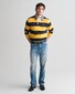 Gant Chambray Stripe Heavy Rugger Twill Collar Pullover Faded Sunset