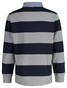 Gant Chambray Stripe Heavy Rugger Twill Collar Pullover Grey Melange